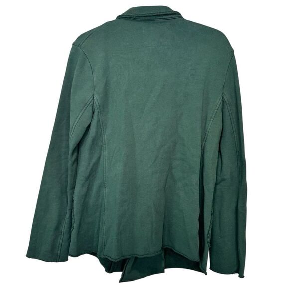 Frank & Eileen Belfast Sweatshirt Peacoat Jacket Triple Fleece Green Size XS - Picture 5 of 8